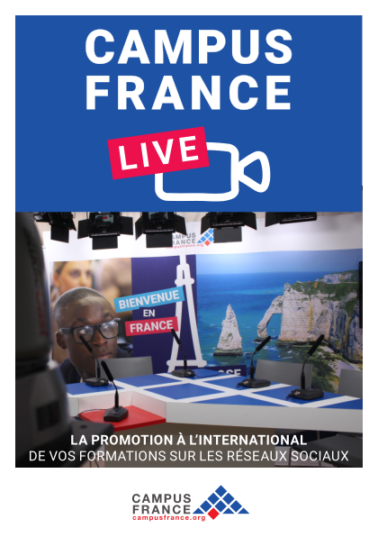 Campus France Live, la promotion à l’international de vos formations sur les réseaux sociaux