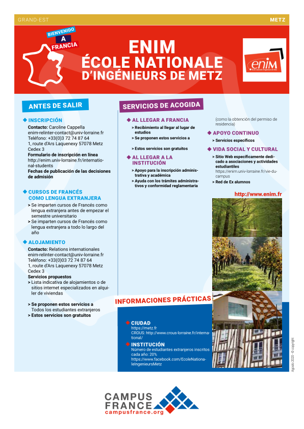 ENIM - Ecole Nationale d•Ingénieurs de Metz