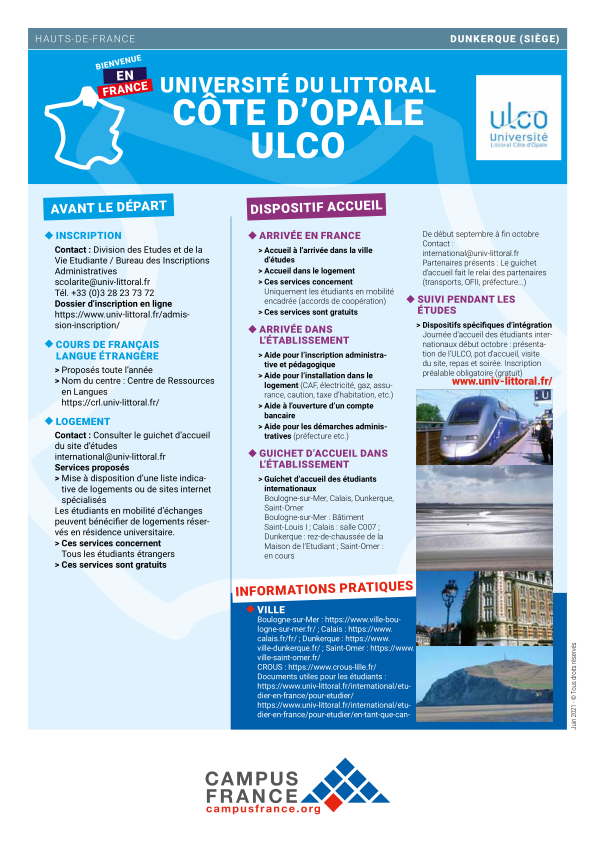 Université du Littoral Côte d•Opale