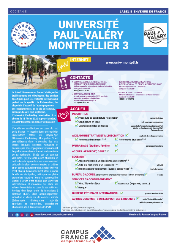 Université Montpellier 3 (Paul Valéry )