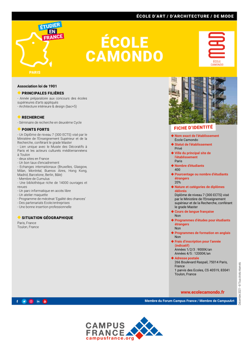 École Camondo