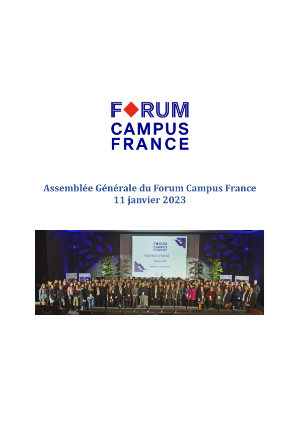 Forum Campus France - Lettre à Thierry Mandon