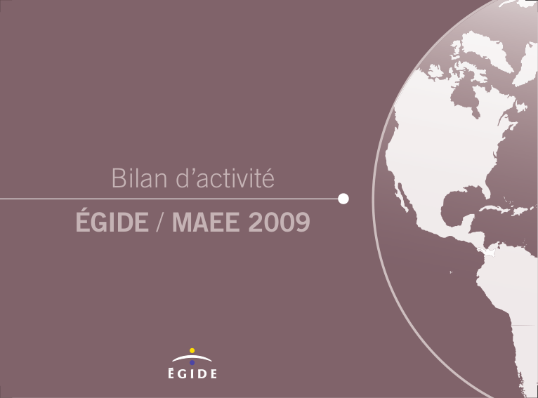 Rapport d'activité 2009 - Association Égide