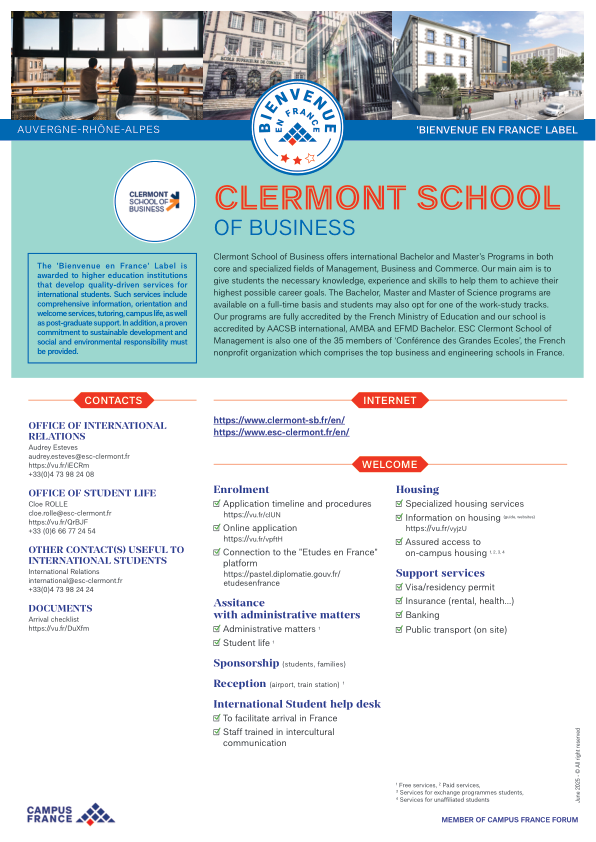 Clermont School of Business