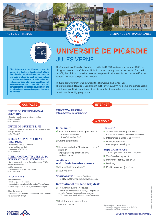 Université de Picardie Jules Verne