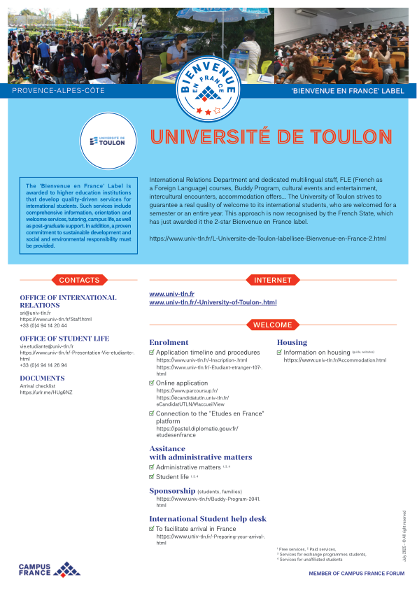 Université Toulon (Université du Sud Toulon-Var)
