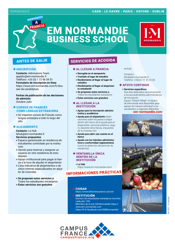 Ecole de Management de Normandie (Normandy Business School)