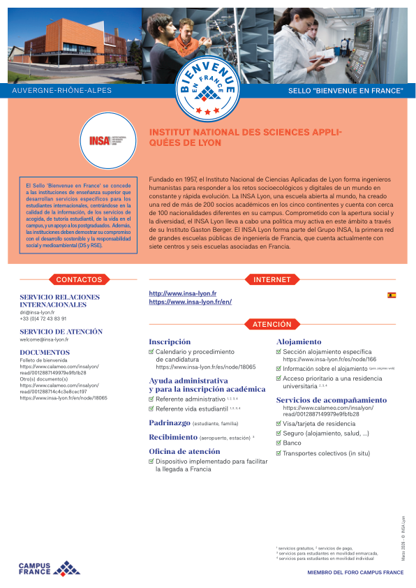 Institut National des Sciences Appliquées de Lyon
