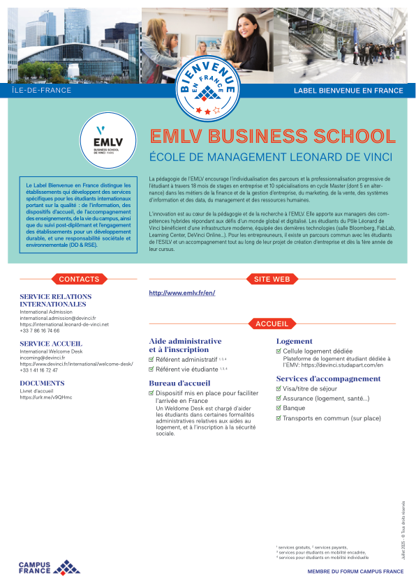 Ecole de Management Leonard de Vinci