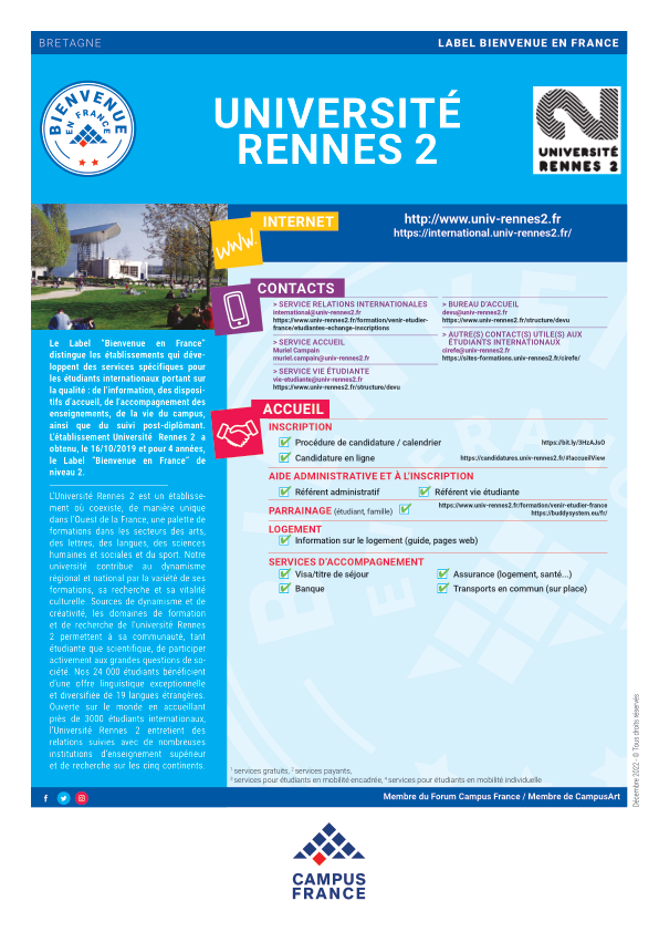 Université Rennes 2 (Haute-Bretagne)