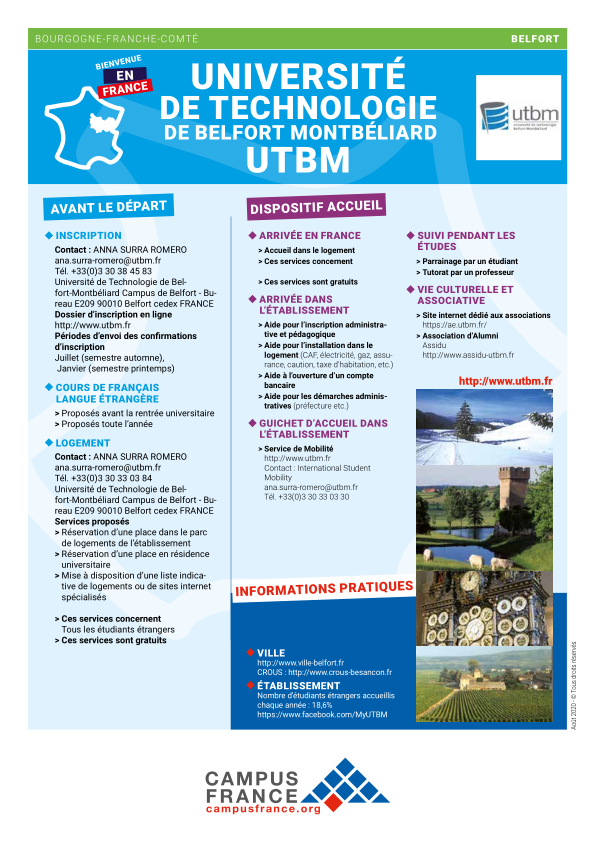 Université de Technologie de Belfort Montbéliard