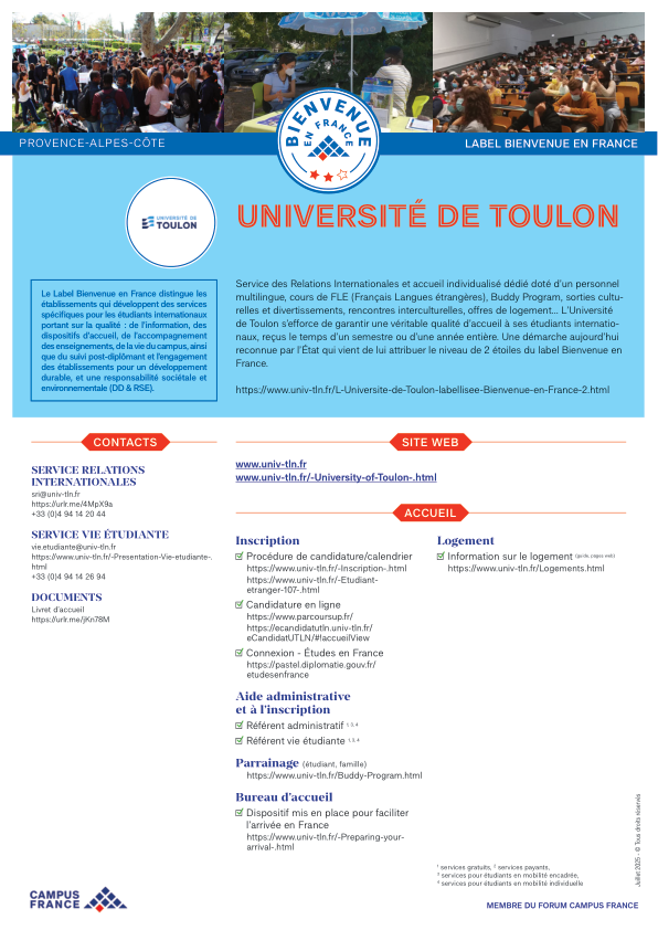 Université Toulon (Université du Sud Toulon-Var)