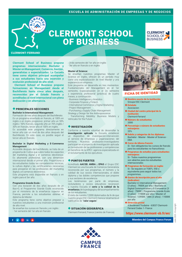 Clermont School of Business