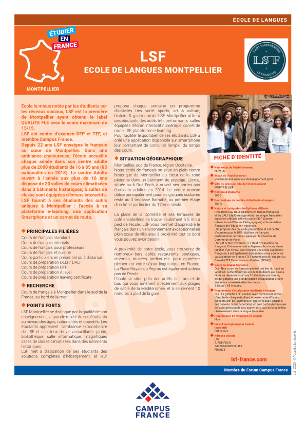 LSF - Montpellier
