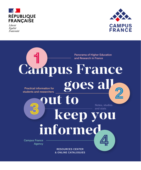 Campus France goes all out to keep you informed