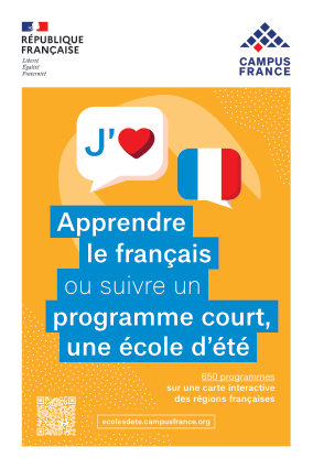 Apprendre le français ou suivre un programme court, une école d'été
