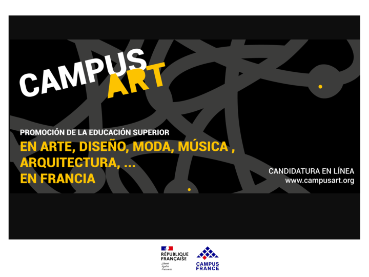 Procedimiento CampusArt: solicite formación en arte, moda, diseño, arquitectura, ...