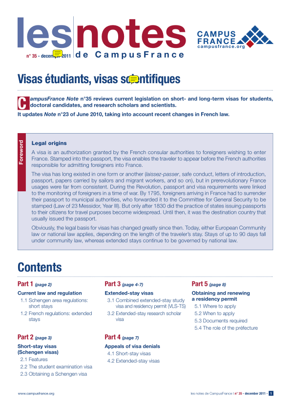 Visas for students, doctoral candidates and scientists