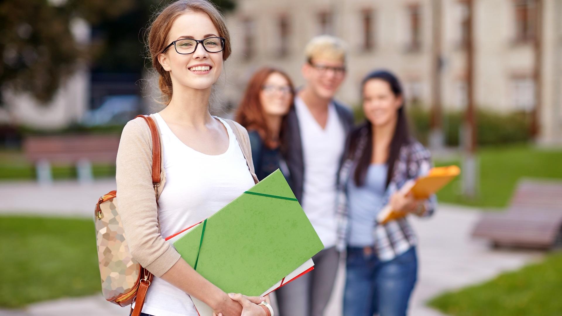 Groupe d'étudiants européens à l'université