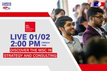 Campus France Live avec emlyon : MSc in Strategy and Consulting