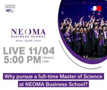 Campus France Live avec NEOMA