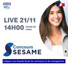 Campus France Live SESAME