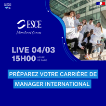 Campus France Live avec l'ESCE