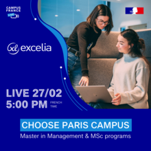 Campus France Live avec Excelia