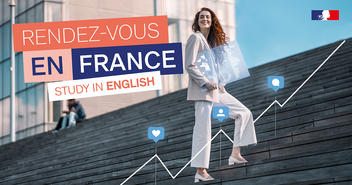 Alyssa studied in English in France