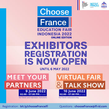 Visuel Education Fair Indonesia juin 2022