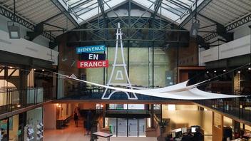Hall d'accueil de l'agence Campus France