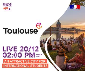 Campus France Live avec Toulouse Métropole