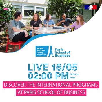 Campus France Live avec PSB