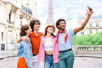 Touristes à Paris