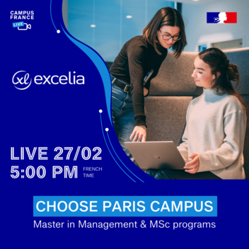 Campus France Live avec Excelia