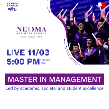 Campus France Live avec NEOMA Business School