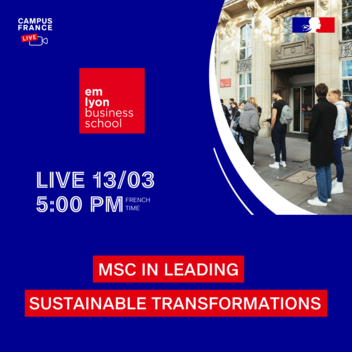 Campus France Live avec emlyon