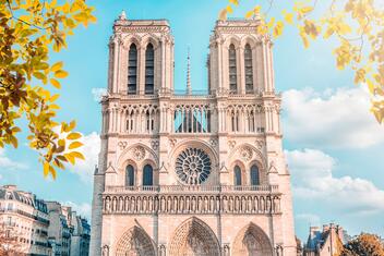 Façade de Notre Dame de Paris
