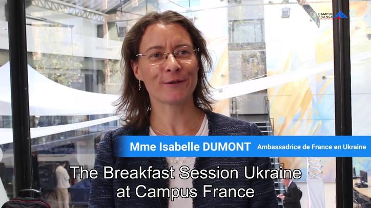 la coopération universitaire franco-ukrainienne par Isabelle Dumont, ambassadrice de France en Ukraine Vignette