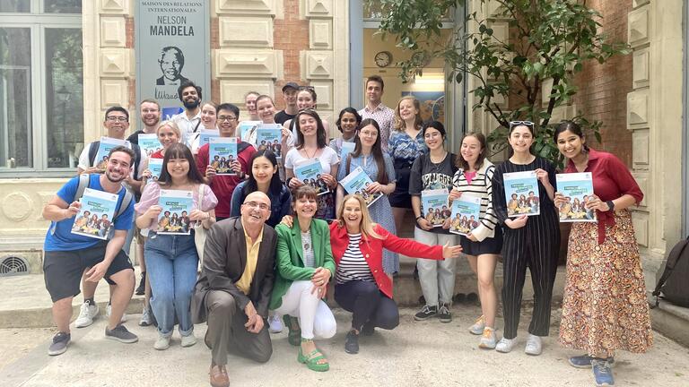 étudiants du séjour French+Sciences à Montpellier