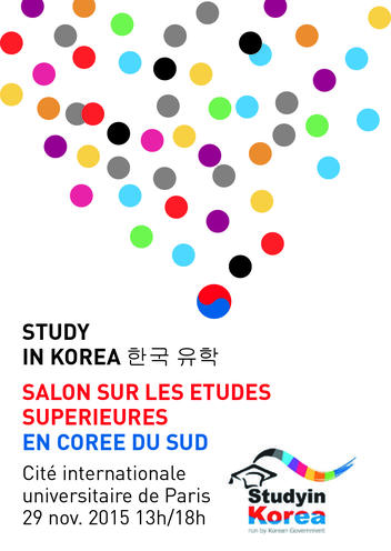 affiche study in korea