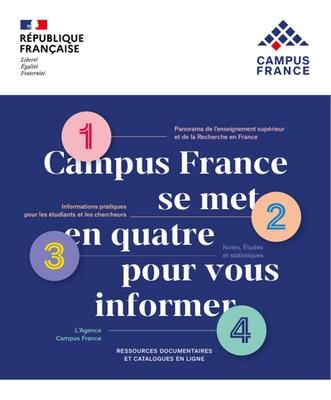 Plaquette Campus France se met en 4 pour vous informer