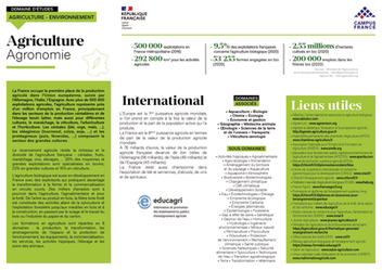 Fiche domaine agriculture agronomie