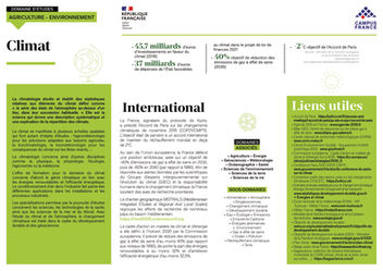 Fiche domaine d'études climat