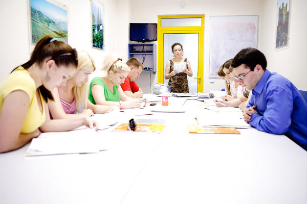 Ã©tudiants en cours de franÃ§ais