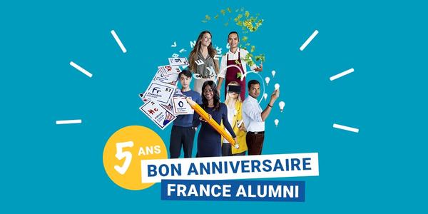 France Alumni fête ses 5 ans visuel 5 ans France Alumni