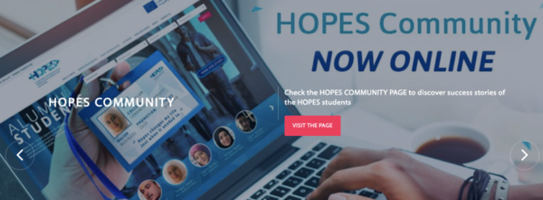 Hopes alumni community online