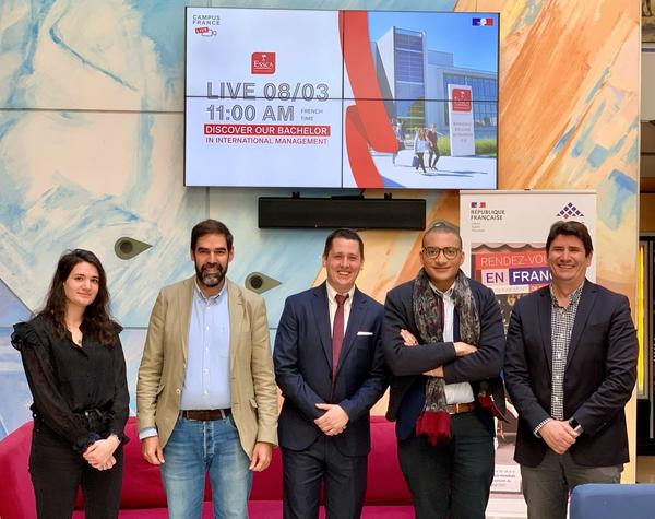 Campus France Live avec ESSCA School of Management - mars 2022