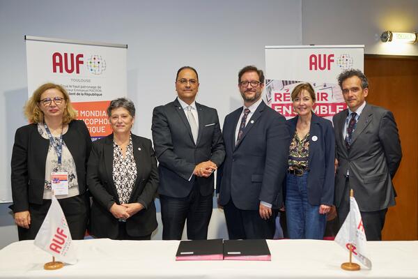 signatures de partenariats avec l'AUF