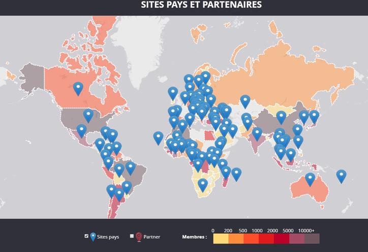 mappemonde France Alumni 2019